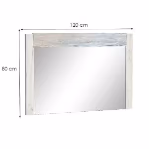 Obrazek Lustro Indianapolis I12 kraft biały