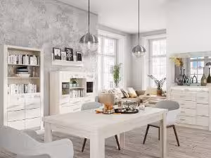 Obrazek Lustro Indianapolis I12 kraft biały