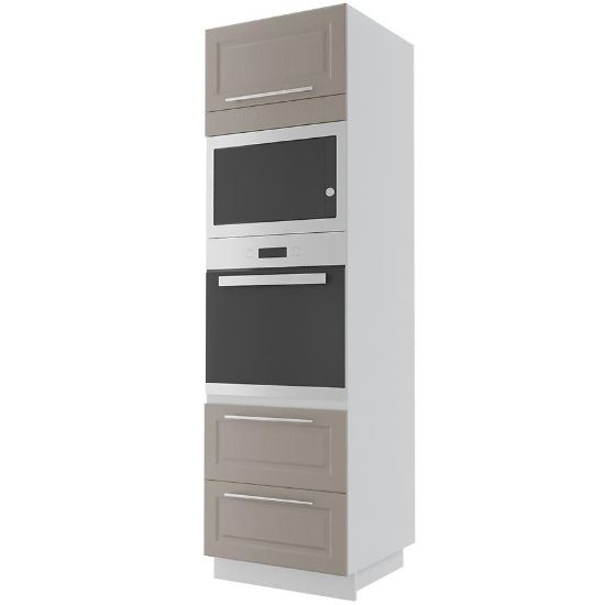 Obrazek Szafka kuchenna Emporium d14ru/2e- 286 grey stone/kor.biały