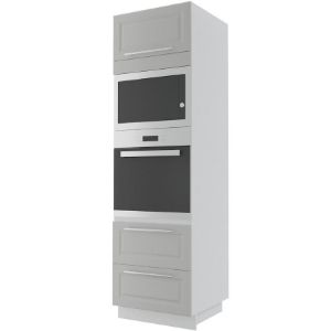 Obrazek Szafka kuchenna Emporium D14RU/2E 286 light grey stone/biały