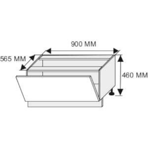 Obrazek  Szafka kuchenna Essen grey D1K/90 