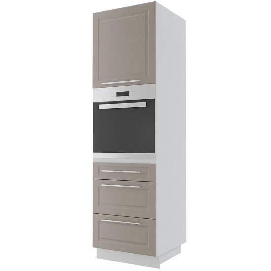 Obrazek Szafka kuchenna Emporium d14ru/3m grey stone/kor.biały