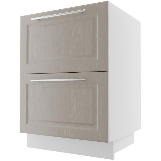 Obrazek Szafka kuchenna Emporium d2e/60 grey stone/kor.biały