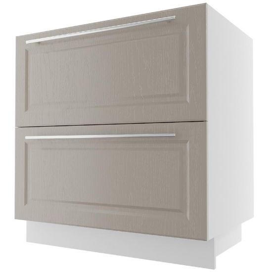 Obrazek Szafka kuchenna Emporium d2e/80 grey stone/kor.biały