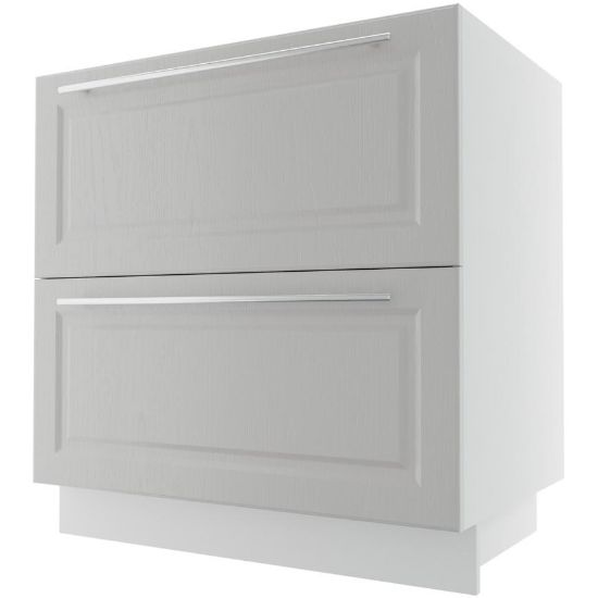 Obrazek Szafka kuchenna Emporium D2E/80 light grey stone/biały