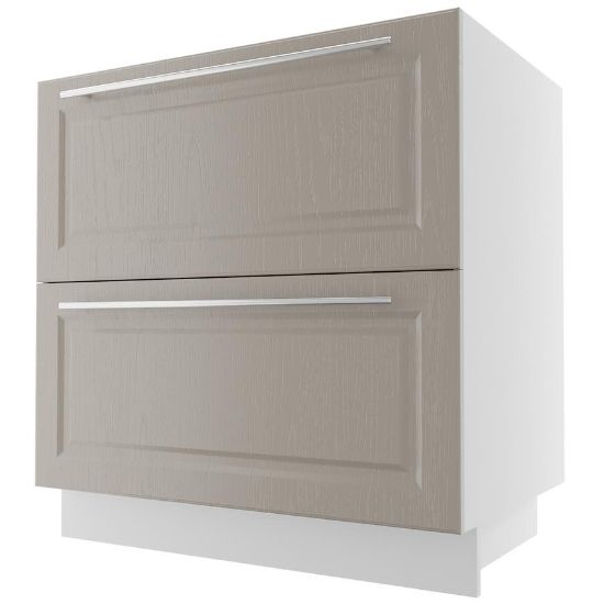 Obrazek Szafka kuchenna Emporium d2m/80 grey stone/kor.biały