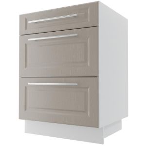 Obrazek Szafka kuchenna Emporium d3e/60 grey stone/kor.biały