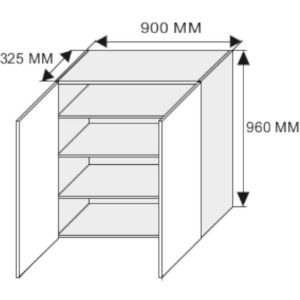 Obrazek  Szafka kuchenna Essen grey W4/9 