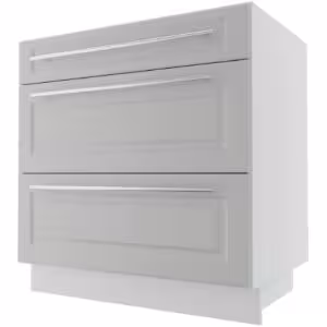 Obrazek Szafka kuchenna Emporium D3E/80 light grey stone/biały