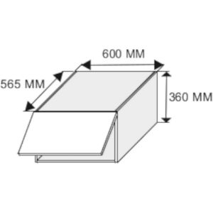 Obrazek  Szafka kuchenna Essen grey W6b/6 