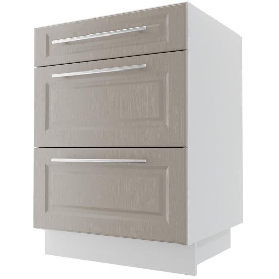 Obrazek Szafka kuchenna Emporium d3m/60 grey stone/kor.biały