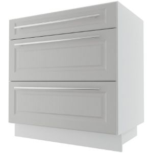 Obrazek Szafka kuchenna Emporium D3M/80 light grey stone/biały