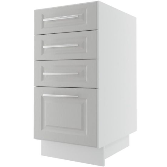 Obrazek Szafka kuchenna Emporium D4M/40 light grey stone/biały