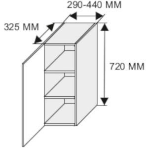 Obrazek Szafka kuchenna W2/30 Quantum beige mat/lava