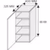 Obrazek Szafka kuchenna W4/40 Quantum vanilla /lava