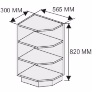 Obrazek Szafka kuchenna D6/30 Quantum white lava