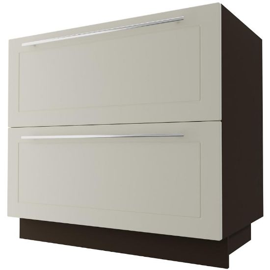 Obrazek  Szafka kuchenna D2E/90/1E Quantum vanilla mat/lava 