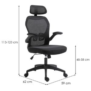 Obrazek Krzesło Obrotowe Nova Mlm-611614 czarny