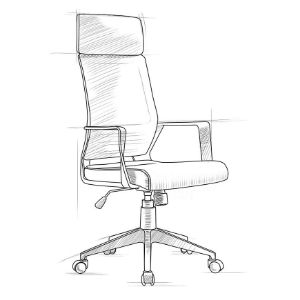 Obrazek Krzesło Obrotowe Norman Mlm-611610 czarny/szary