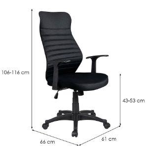 Obrazek Krzesło Obrotowe Nadan Mlm-611489 czarny