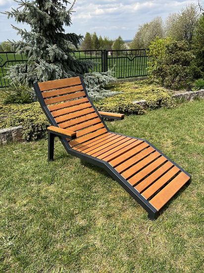 Obrazek Leżak ogrodowy Loft sosna