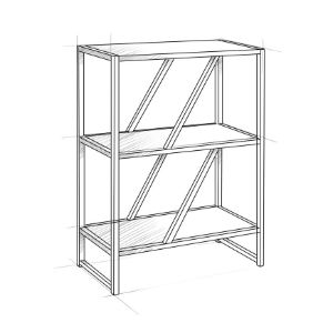 Obrazek  Regał 31333A-3 