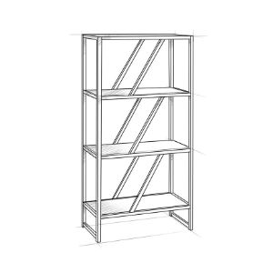 Obrazek  Regał 31333A-4 