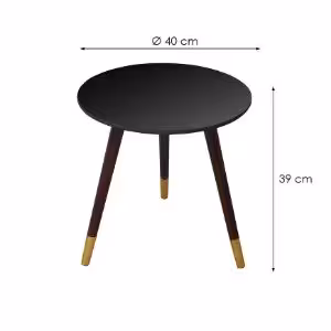 Obrazek Stolik Kawowy 62059-40x40 czarny