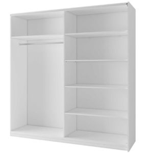 Obrazek Szafa Arsala III 11 z lustrem biała