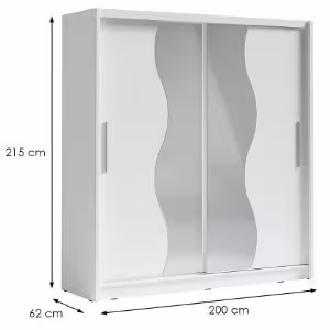 Obrazek Szafa Bergamo I biała