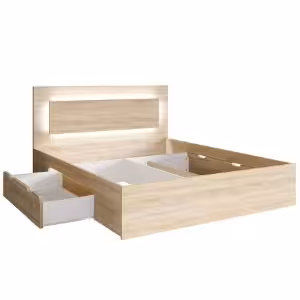 Obrazek Łóżko z szufladą 140x200 Fino 50 sonoma