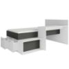 Obrazek Łóżko z biurkiem Sihar 39 białe