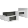Obrazek Łóżko z biurkiem Sihar 39 białe