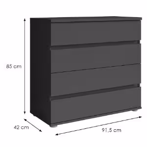 Obrazek Komoda Fino 27 szary grafit