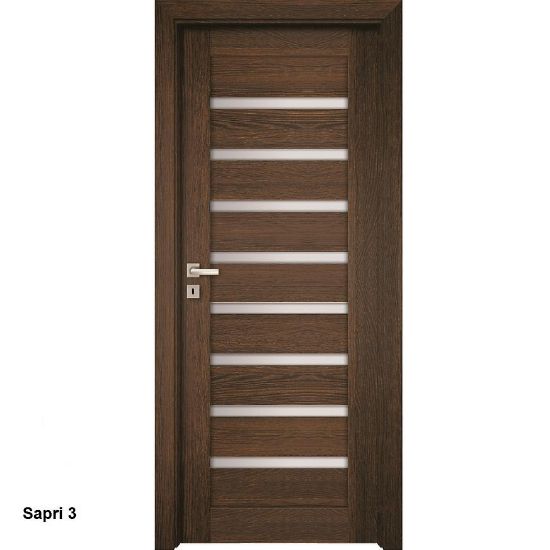 Obrazek Drzwi wewnętrzne Sapri 3 90P dąb szlachetny klucz
