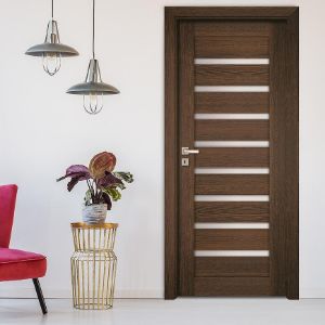 Obrazek Drzwi wewnętrzne Sapri 3 90P dąb szlachetny klucz