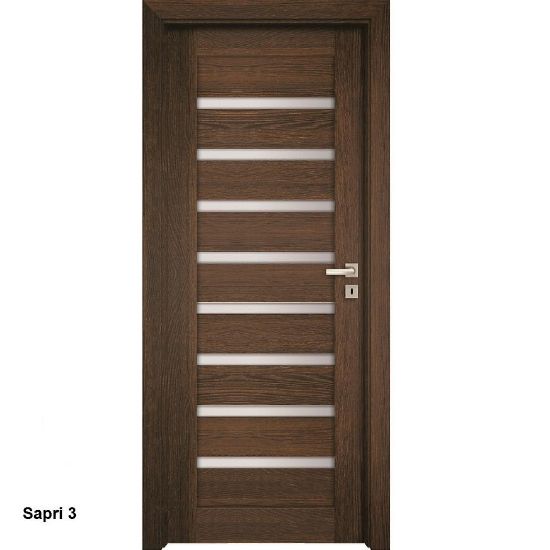 Obrazek Drzwi wewnętrzne Sapri 3 90L dąb szlachetny klucz