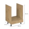 Obrazek  Szafka kuchenna Langen d60zk dąb artisan 