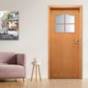 Obrazek Drzwi wewnętrzne Norma 3 70L dąb B224 wc + tuleje wentylacyjne