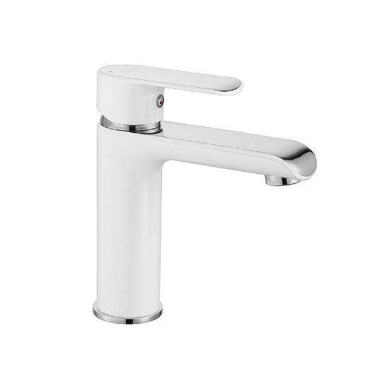 Obrazek Bateria bidetowa Rea Bloom biała chrom