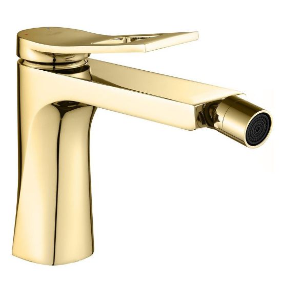 Obrazek Bateria bidetowa Rea Soul złota