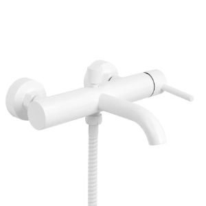 Obrazek Bateria wannowa z zestawem wannowym Rea Lungo biała