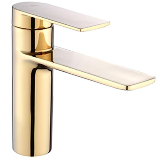 Obrazek Bateria umywalkowa Rea Storm złota