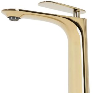 Obrazek Bateria umywalkowa wysoka Rea Berg złota