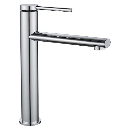 Obrazek Bateria umywalkowa wysoka Rea Oval chrom