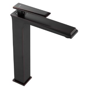 Obrazek Bateria umywalkowa wysoka Rea Romano czarna