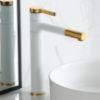 Obrazek  Bateria umywalkowa wysoka Rea Smart biało-złota 