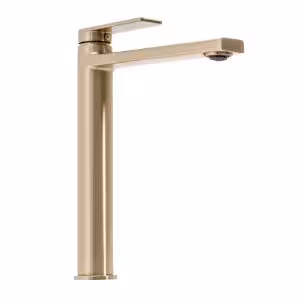 Obrazek Bateria umywalkowa wysoka Rea Verso złoto szczotkowane