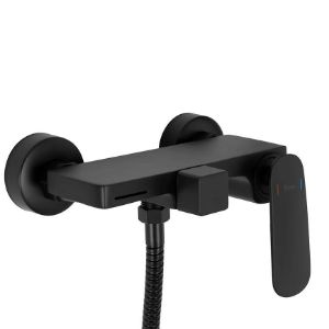 Obrazek Bateria wannowa z zestawem wannowym Rea Berg czarna