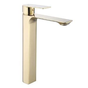 Obrazek Bateria umywalkowa wysoka Rea Urban złota